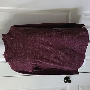 Athletic Works Cranberry Heather Hoodie Sweatshirt